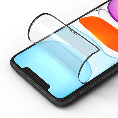 RhinoShield 3D Impact Displayschutz kompatibel mit [iPhone 11 Pro Max/Xs Max] | Aufprallschutz - HD-klar - 3D gebogene Kanten & vollständige Abdeckung - Kratzfest