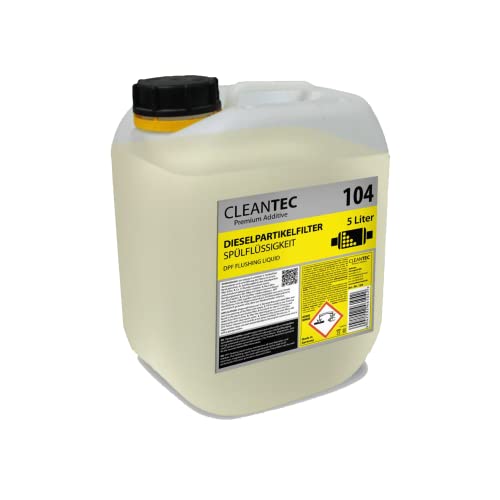 CleanTEC 104 Dieselpartikelfilter Spühlflüssigkeit 5 Liter zur kostengünstigen Reinigung des DPF