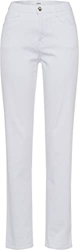 BRAX Damen Style Carola Blue Planet Bootcut Jeans, White, W31/L30 (Herstellergröße: 40K)