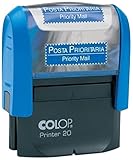 Colop Printer 20/L annullato 38 mm x 14 mm – Briefmarken, 3,1 cm, 6,3 cm, 7,4 cm