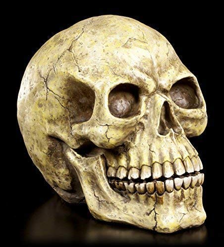 Totenkopf groß XXL - Schädel Figur Totenschädel Skull Deko