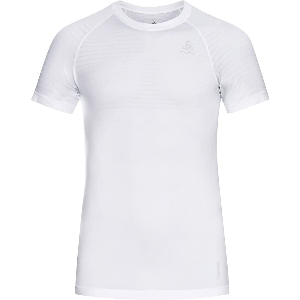 Odlo Herren Performance X-light Eco_188492 Funktionsunterwäsche Kurzarm Shirt, Weiß, XL EU