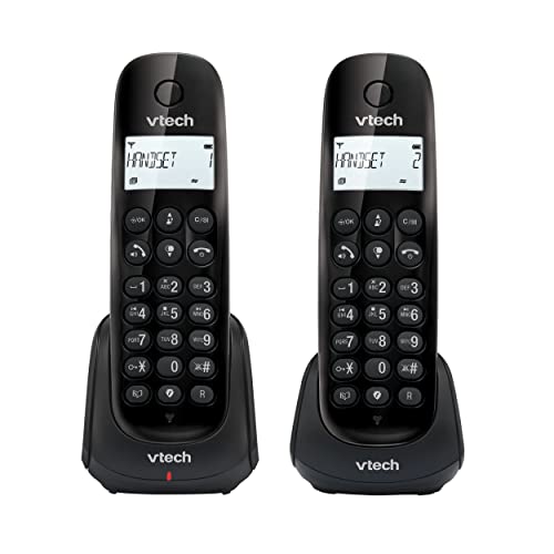 VTech CS1451 2-Handset DECT Cordless Phone with Call Block, Answering Machine, Caller ID/Call Waiting, Backlit Display and ECO Mode