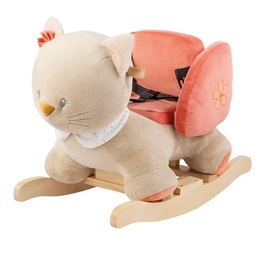 Nattou Rocking Toy Cat Lana, 60x30x45 cm, Sand beige