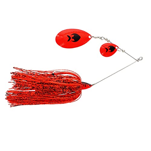Westin Monster Vibe Indiana Blades 45g - Spinnerbait, Farbe:Red Tiger