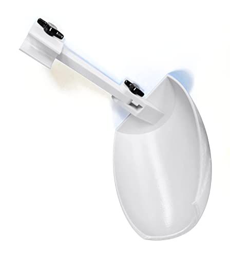 Nexus Duschschutz (weiß) – blockiert vorübergehend Duschspray während des Aufheizens, Temperaturschwankungen, Rasieren, Aufschäumen, Pflegen oder hilft Kindern und älteren Menschen – spart Wasser,