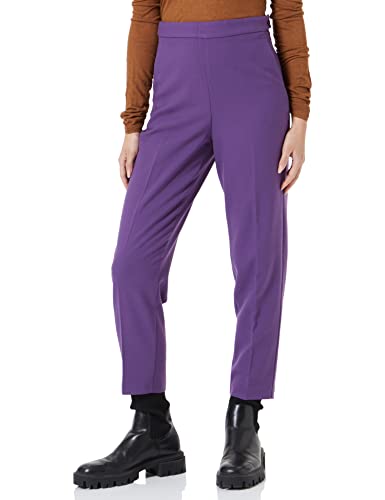 Sisley Damen Trousers 4o9blf027 Pants, Purple 1y1, 42 EU