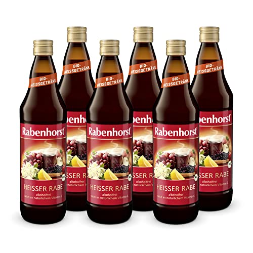 RABENHORST Heißer Rabe BIO 6er Pack (6 x 700 ml) - unser klassisches Heißgetränk ohne Alkohol mit natürlichem Vitamin C