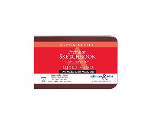 Alpha Softcover Sketchbook 5.5X3.5 Ls by Stillman & Birn