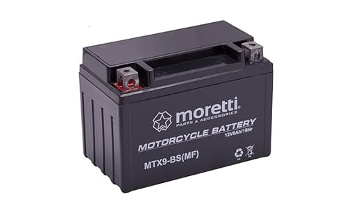 AGM Motorrad Batterie Gel MTX9-BS, YTX9-BS 12V 8Ah Kawasaki, Suzuki