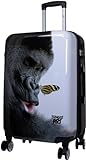 Trendyshop365 City-Koffer Hartschale mittelgroß 67 cm - Gorilla Tier-Motiv