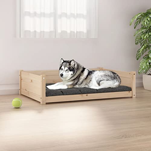 TEKEET Wohnmöbel Hundebett 105,5x75,5x28 cm Kiefer massiv