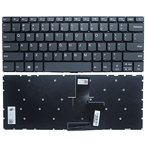 Laptop-Ersatz-Tastatur für Lenovo Ideapad 320-14 320-14ISK 320S-14IKB 320S-14IKBR 320-14AST 320-14IAP Grau