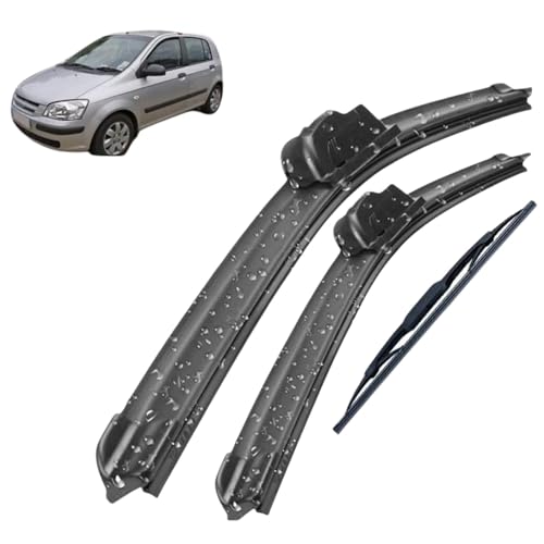 Scheibenwischer für Hyundai Getz 2002–2009,22"+14"+14",Ganzjahresreinigung Wischer Scheibenwischerblätter Set Wischerarm Auto Zubehör