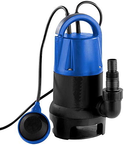AGT Schmutzwasserpumpe: Tauchpumpe 400W mit Schwimmschalter - für Schmutzwasser geeignet (Wasserpumpe)