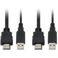 LevelOne KVM-0290 - KVM-Switch - USB - 2 x KVM port(s) - 1 lokaler Benutzer - Desktop (KVM-0290)
