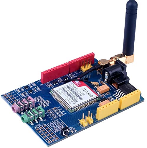 TECNOIOT SIM900 GPRS/GSM Shield Development Board Quad-Band Module with Antenna | SIM900 GPRS/GSM-Schild Entwicklungsboard Quad-Band-Modul mit Antenne