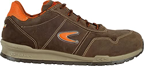 Cofra 78500-000 YASHIN S3 SRC Sicherheitsschuhe, Braun/Orange, Größe 42