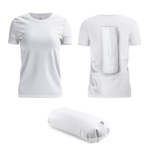 somnipax Comfort Anti-Schnarch-Shirt mit Luftkissen, plus Wechsel-Shirt, für Frauen [S]