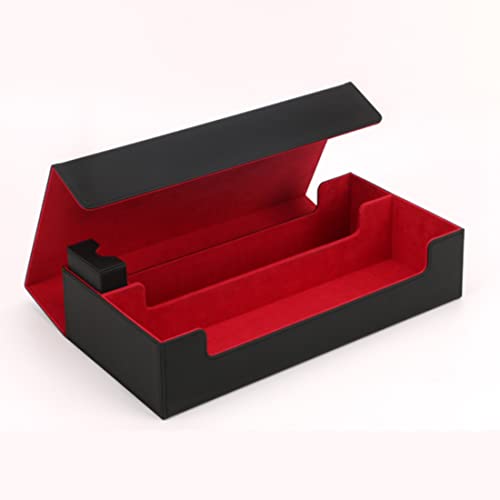 Tiamu Sammelkarten Box Flip Deck Case Karten Box Hälter 550+ Deck Box für Yugioh Spielkarten Storage Box, Capacity, Magnetischer Karte Schutz Box
