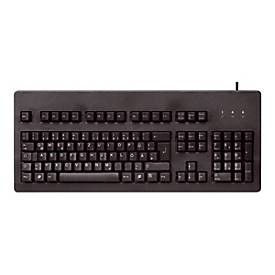 CHERRY G80-3000 - Tastatur - PS/2, USB - Deutsch - Schwarz