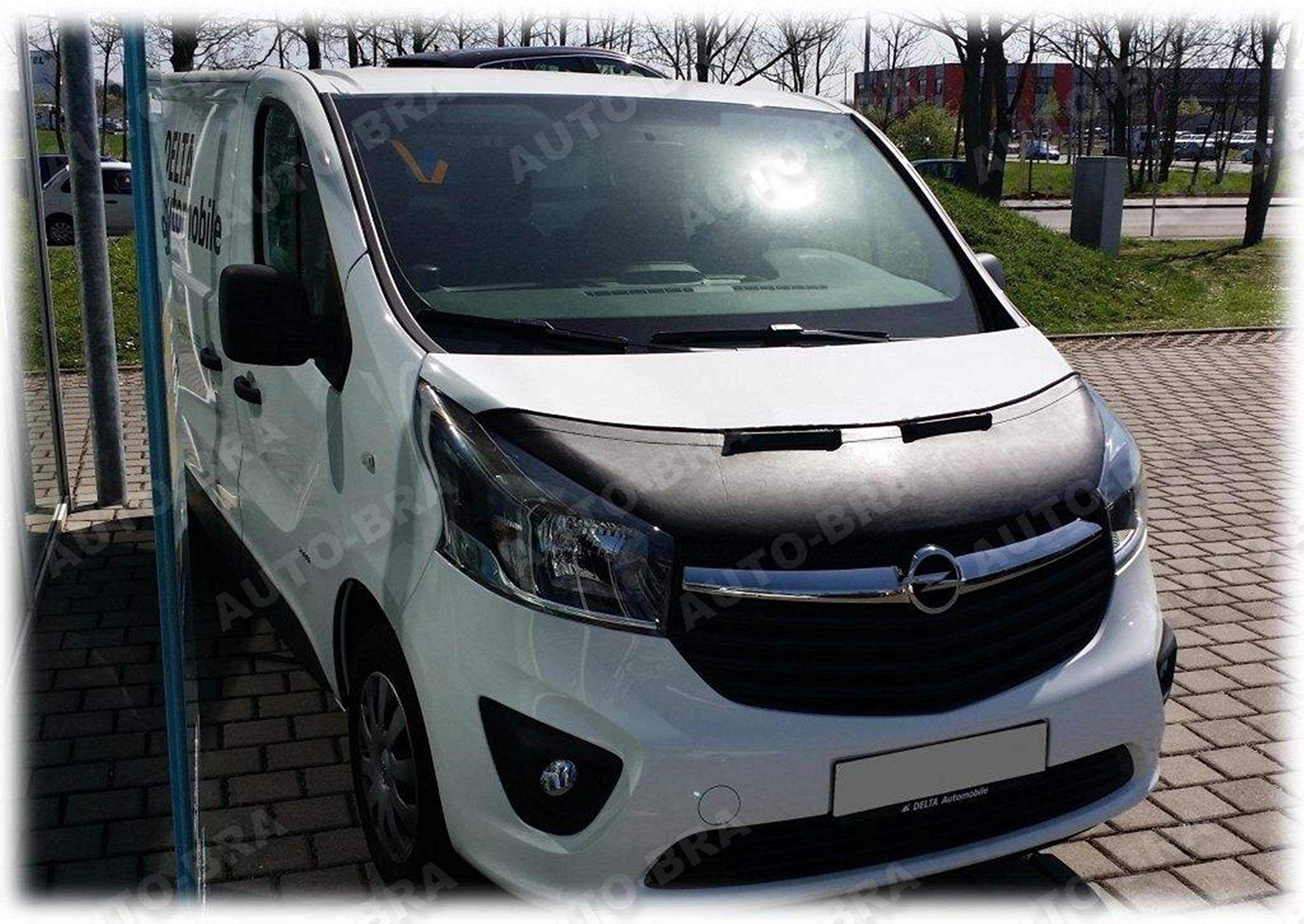 AB-00312 Auto-BRA kompatibel mit Opel Vivaro B Bj. 2014-2019 Fiat Talento seit 2016 Haubenbra Steinschlagschutz Tuning Bonnet Bra