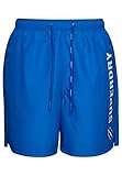 Superdry Mens Code APPLQUE 19INCH W2-Swim Shorts, Racer Cobalt, Medium