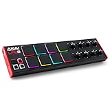 AKAI Professional LPD8 – USB MIDI Controller mit 8 responsiven MPC Drum Pads für Mac und PC, 8 zuweisbaren Drehreglern und Musikproduktionssoftware