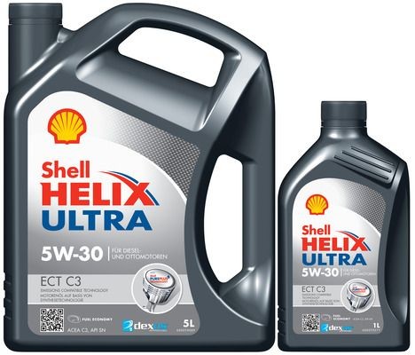 SHELL Motoröl Helix Ultra ECT C3 5W-30 Inhalt: 5l 550054065