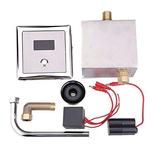 Zerodis Automatischer Sensor WC-Urinal-Spülventile, Wandmontage, WC, Bad, WC, Wasserhahn