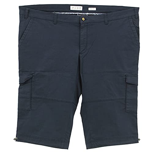 Eurex by Brax, Bill, Herren Kurze Jeans Shorts Bermudas Gabardine Stretch Marineblau D 48 W 33