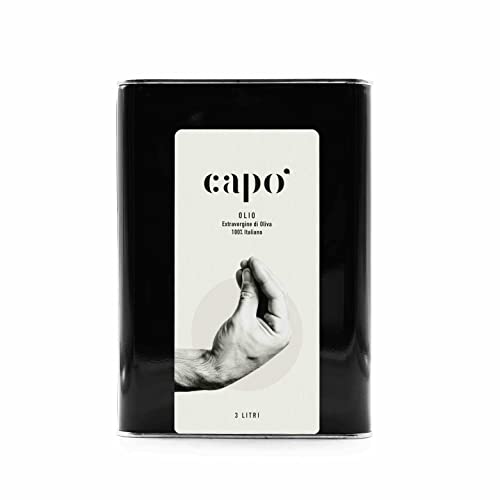capo' 3 Liter Natives Olivenöl Extra aus Italien - Bestes Oliven Öl im Kanister - kaltextrahiert