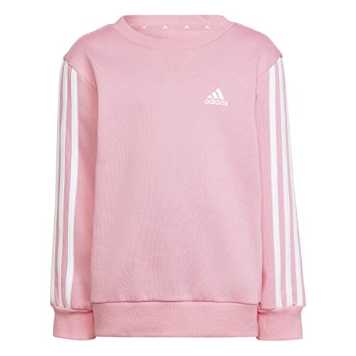 Sweatshirt LK 3S CREW NECK rosa/weiß Gr. 122 Mädchen Kinder