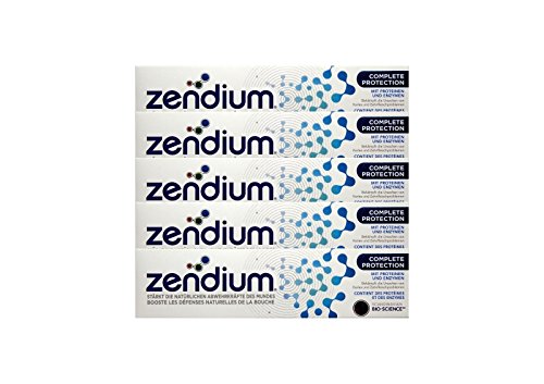 5x Zendium Complete Protection mit Proteinen & Enzymen 75ml Zahnpasta NEU