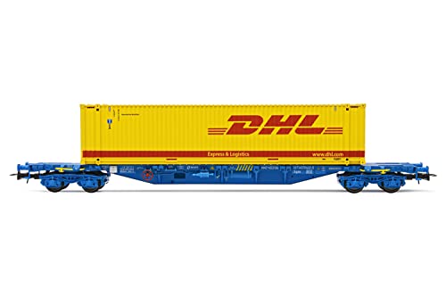 RENFE MMC3 Containerwagen mit 4 Achsen, mit 45’-DHL-Container