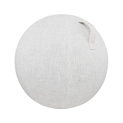 Flytise 55 cm / 65 cm / 75 cm Baumwolle + Leinen Schutz Yoga Ball Abdeckung Übung Ball Schutz Haut Wrap Zubehör