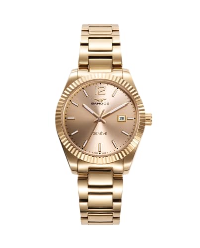 Sandoz - Uhr Stahl IP vergoldet Armband Frau Sa - 81384-25