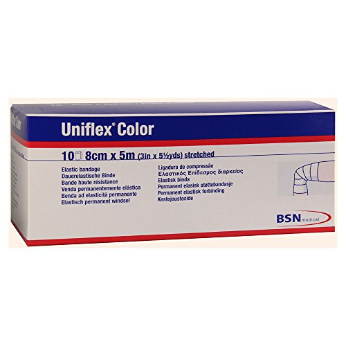 Uniflex Universal Binden 8 cmx5 m Blau, 10 St