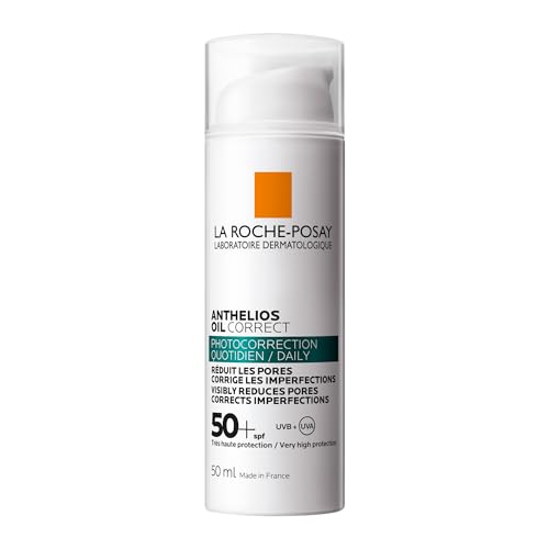 La Roche-Posay Anthelios Sonnenschutz Gel Creme fürs Gesicht LSF 50+ 50 ml – Gesichtspflege Gesichtscreme mit UV-Schutz