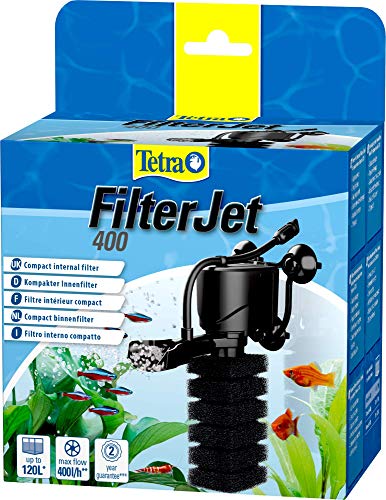 Tetra FilterJet 400, leistungsstarker Aquarium Innenfilter mit Sauerstoffanreicherung, Aquarium Filter für Aquarien bis 120L