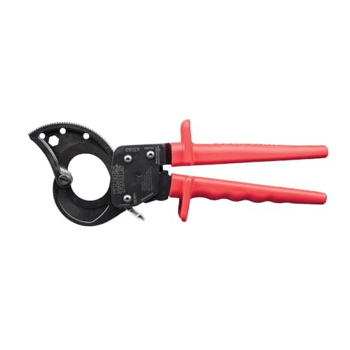 Klein Tools 63060 Ratschenmechanismus Kabel Cutter, rot