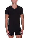 Bruno Banani Herren V-Shirt Infinity Unterhemd, Schwarz (Schwarz 007), Medium (Herstellergröße: M)
