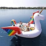inflatable toys Einhorn riesigen Flamingo schlauchboot geeignet für 6 Personen Pool Party Float Ball luftmatratze schwimmring Spielzeug Schwimmende Reihe - 530 * 450 * 250cm A
