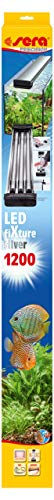 sera 31283 LED fiXture silver 1200 - Aufsatzlampe für LED Röhren, 120 cm Länge, silber