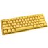 Ducky One 3 Yellow Mini Kabelgebunden Gaming-Tastatur, Tastatur Deutsch, QWERTZ Gelb