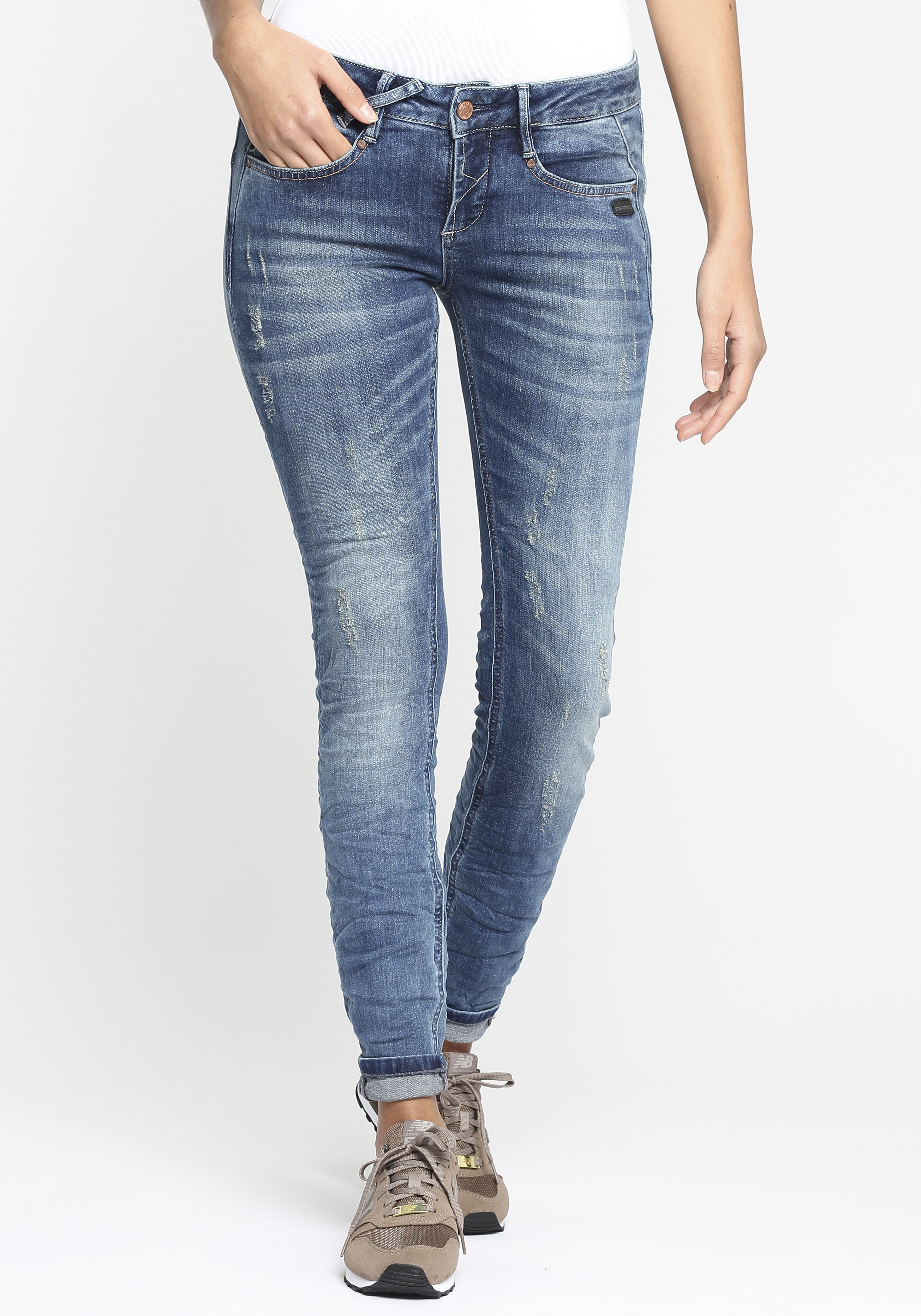 Gang Damen Jeans Nele Blue Denim/hellblau 31