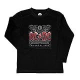 Metal Kids AC/DC (Black Ice) - Kinder Longsleeve, schwarz, Größe 116 (6-7 Jahre), offizielles Band-Merch