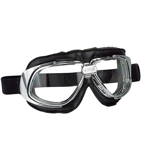 STORMER T10 Motorradbrille, Chrom, one Size