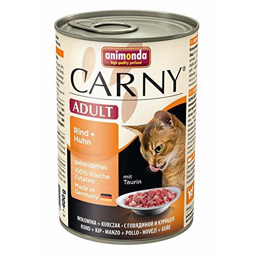 animonda Cat Dose Carny Adult Rind & Huhn | 6X 400g