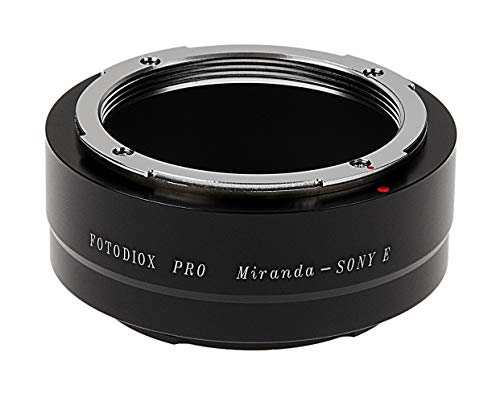Fotodiox Pro Lens Mount Adapter, Miranda Lens to Sony NEX E-mount Mirrorless Camera e.g. Sony Alpha a7, a7II, NEX-7 & NEX-5